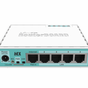روتر MikroTik hEX (RB750Gr3) | روتر کابلی با 5 پورت گیگابیتی و پردازنده قدرتمند