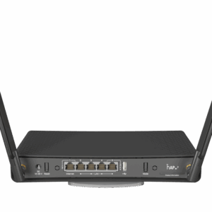 روتر بی‌سیم MikroTik hAP ac³ | وای‌فای دو بانده، 5 پورت گیگابیت و پشتیبانی از PoE